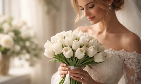 Свадебные букеты весной: какие цветы выбирают невесты